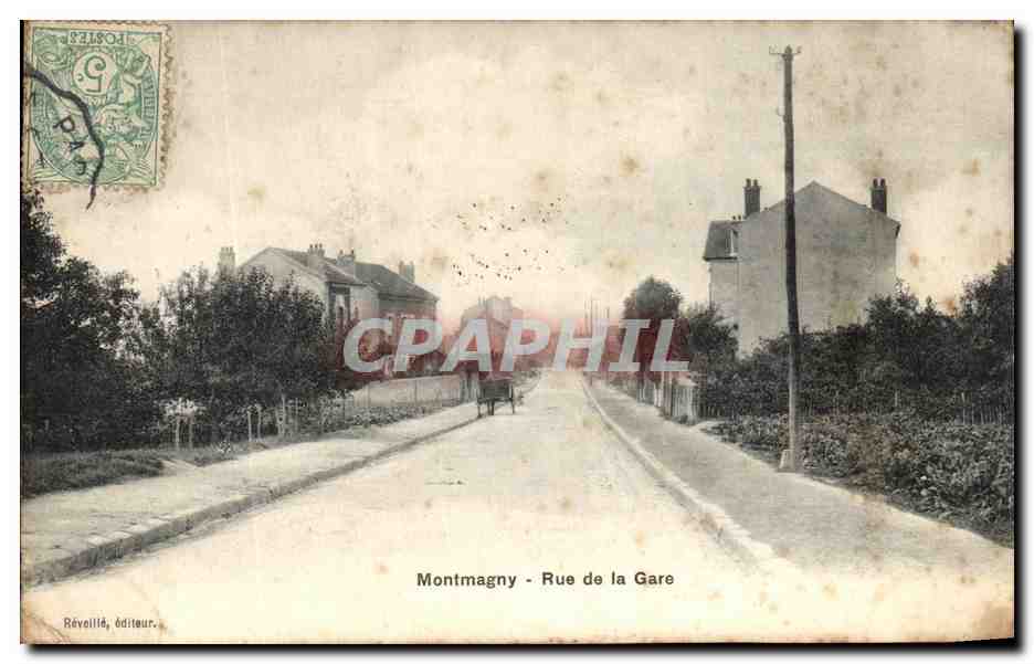 CPA Montmagny Rue de la Gare