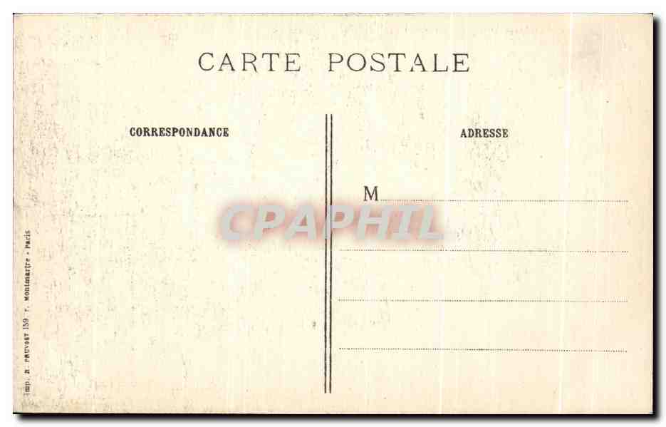 Mont-St-Éloi (P.-de-C.) — La chapelle après le bombardement — Visé Paris 335 — Rückseite