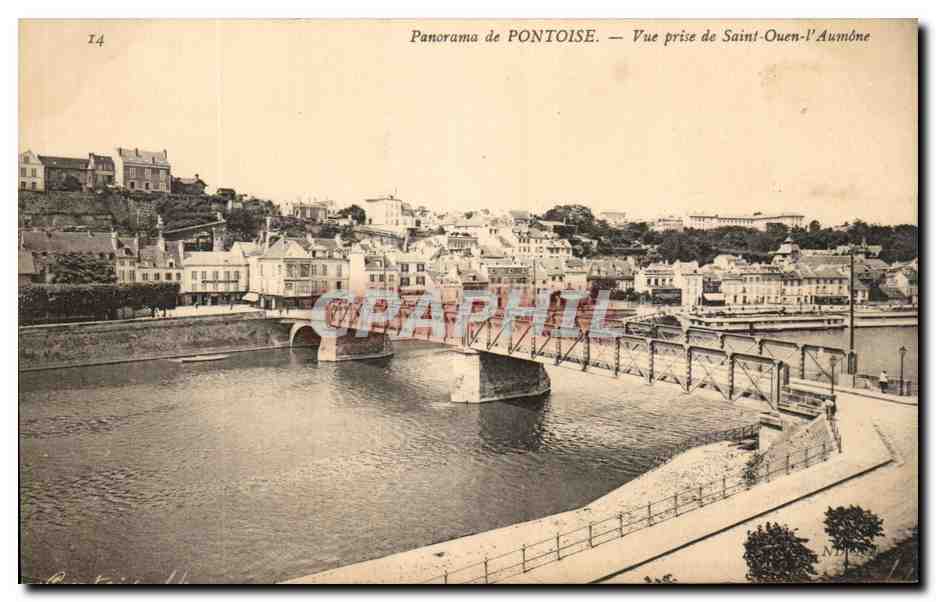 CPA Panorama de Pontoise Vue prise de Saint Ouen l'Aumone 