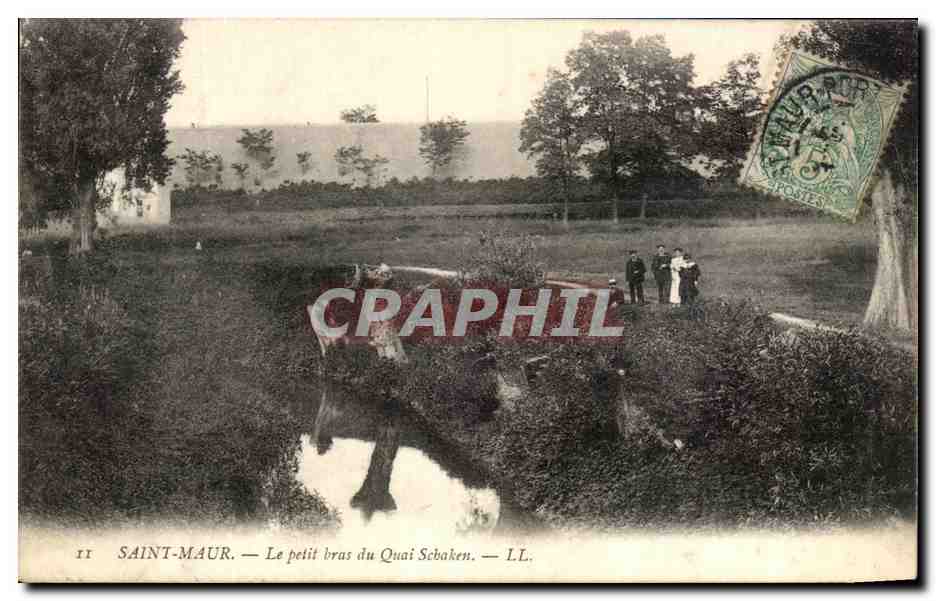 Saint-Maur — Le petit bras du Quai Schaken — L.L.