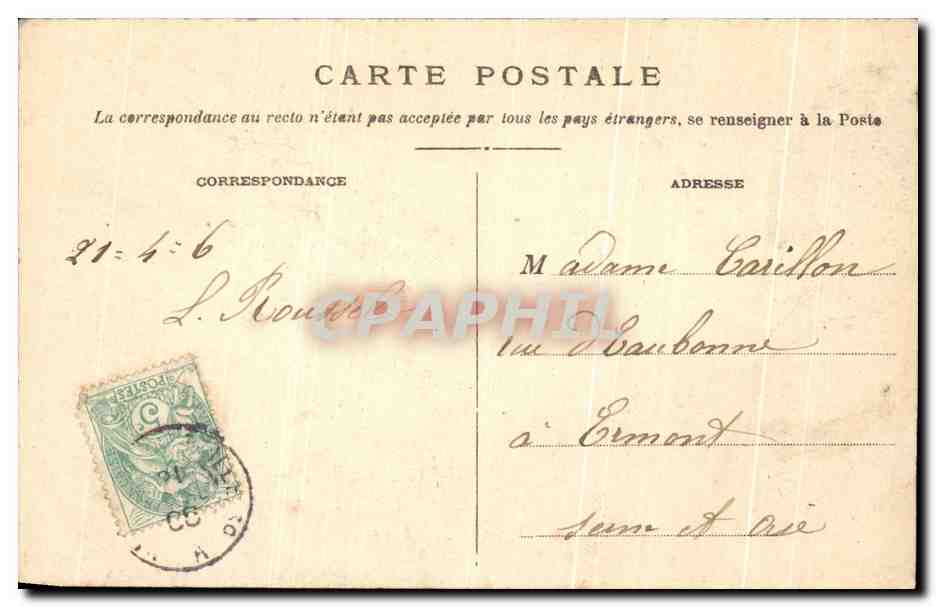 CPA La Route de la Nouvelle Corniche d'Or Un coin de la Route vers Le Trayas — Verso