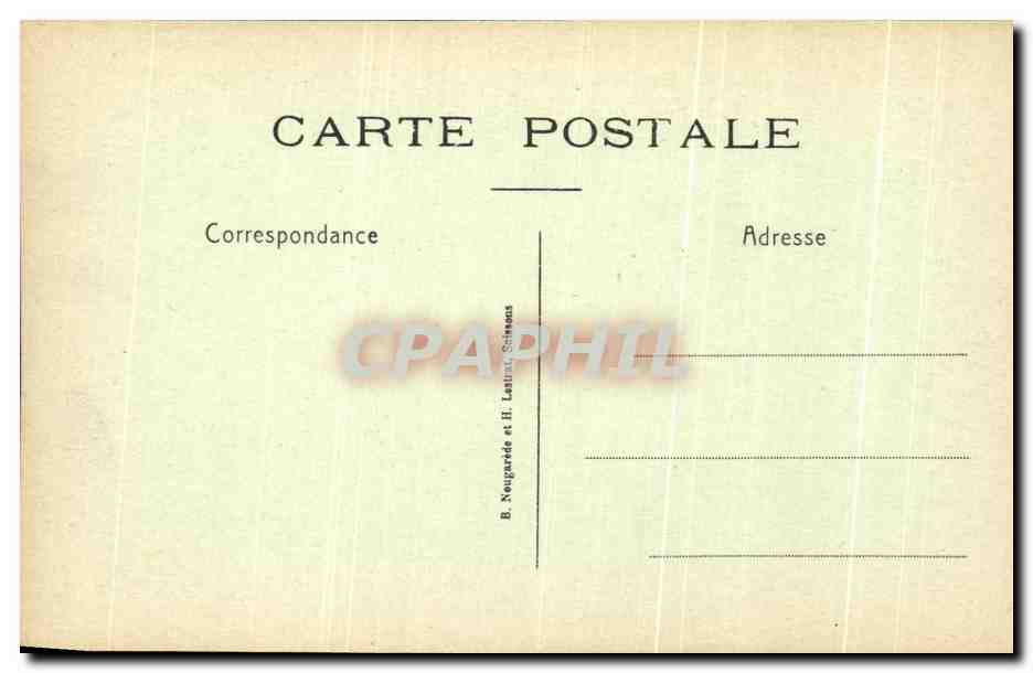 Chemin des Dames — Sucrière de CERNY — CERNY'S Sugar-woorks — Verso