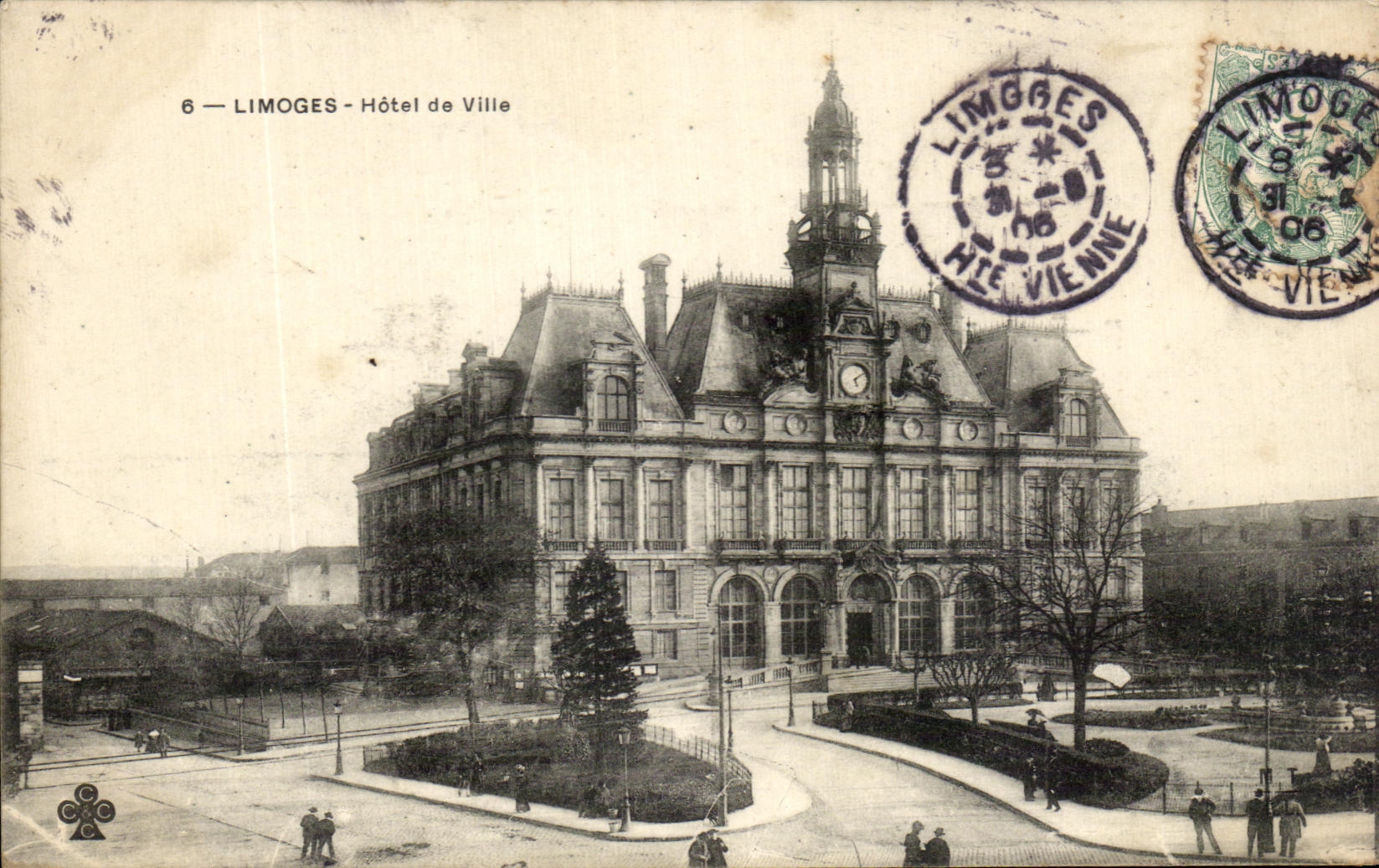 CPA Limoges Hotel de Ville