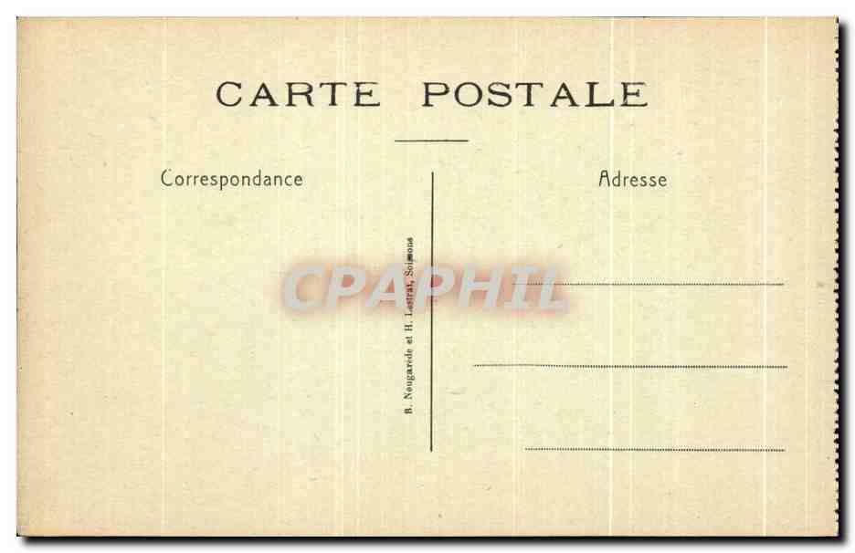 CPA Chemin des Dames Le Chateau de Filain Militaria — Rückseite