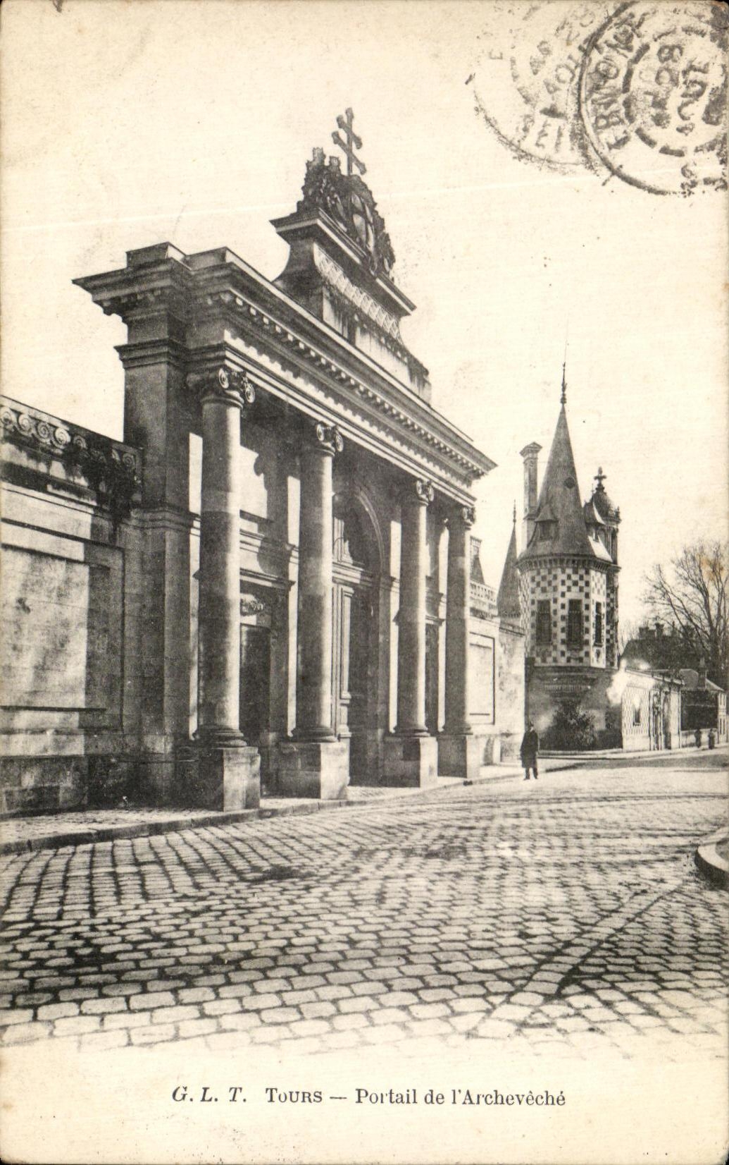 CPA Tours Portail de L'Archeveche