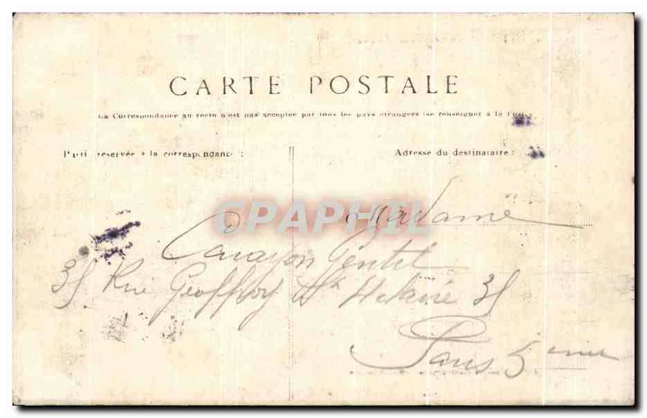 CPA Limoges de Justice — Rückseite
