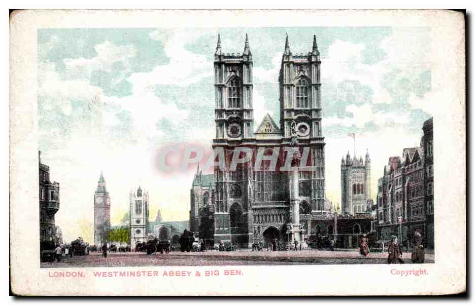 CPA London Westminster Abbey Big Ben