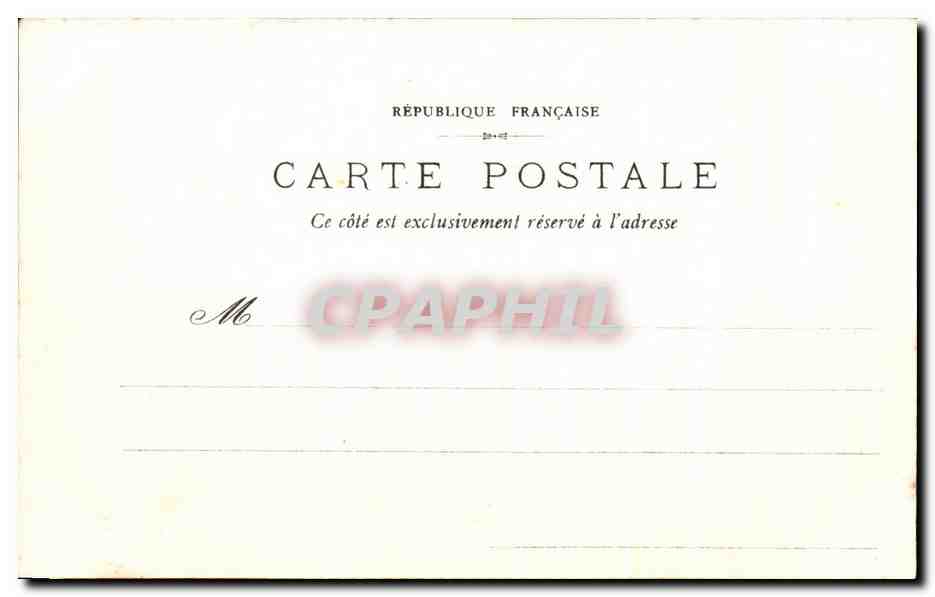 CPA Vue Laterale de la Cathedale Paris Cote Meridional d'apres Un dessin de 1833 — Rückseite