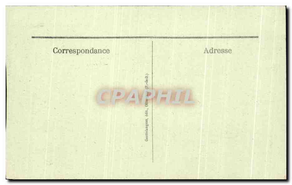 Ruines du Château de Murat-le-Quaire — La Bourboule — g.d'o. - 887 — Reverso