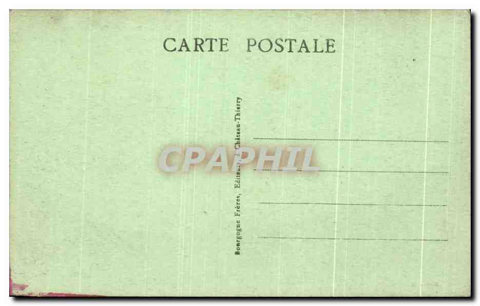Villers-Cotterets (Aisne) — Antico Castello di Francesco I, Casa di Riposo — Edit. J.B. — Verso