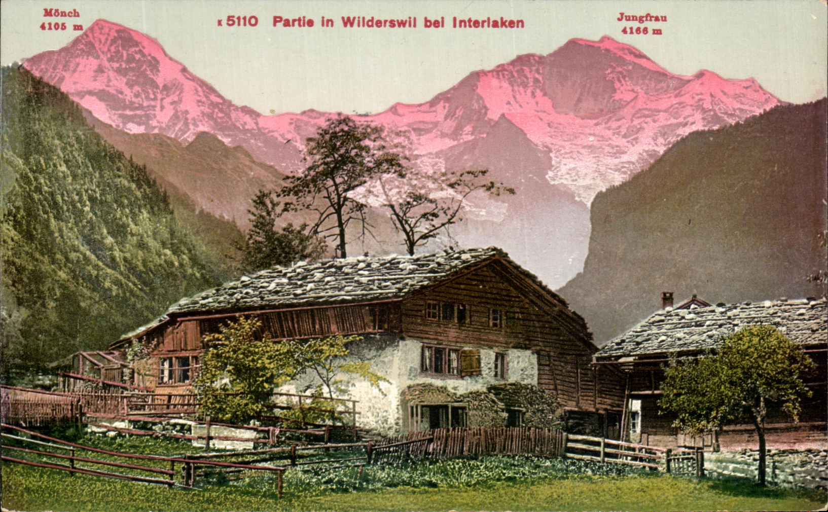 CPA Parte in Wilderswil bel Interlaken