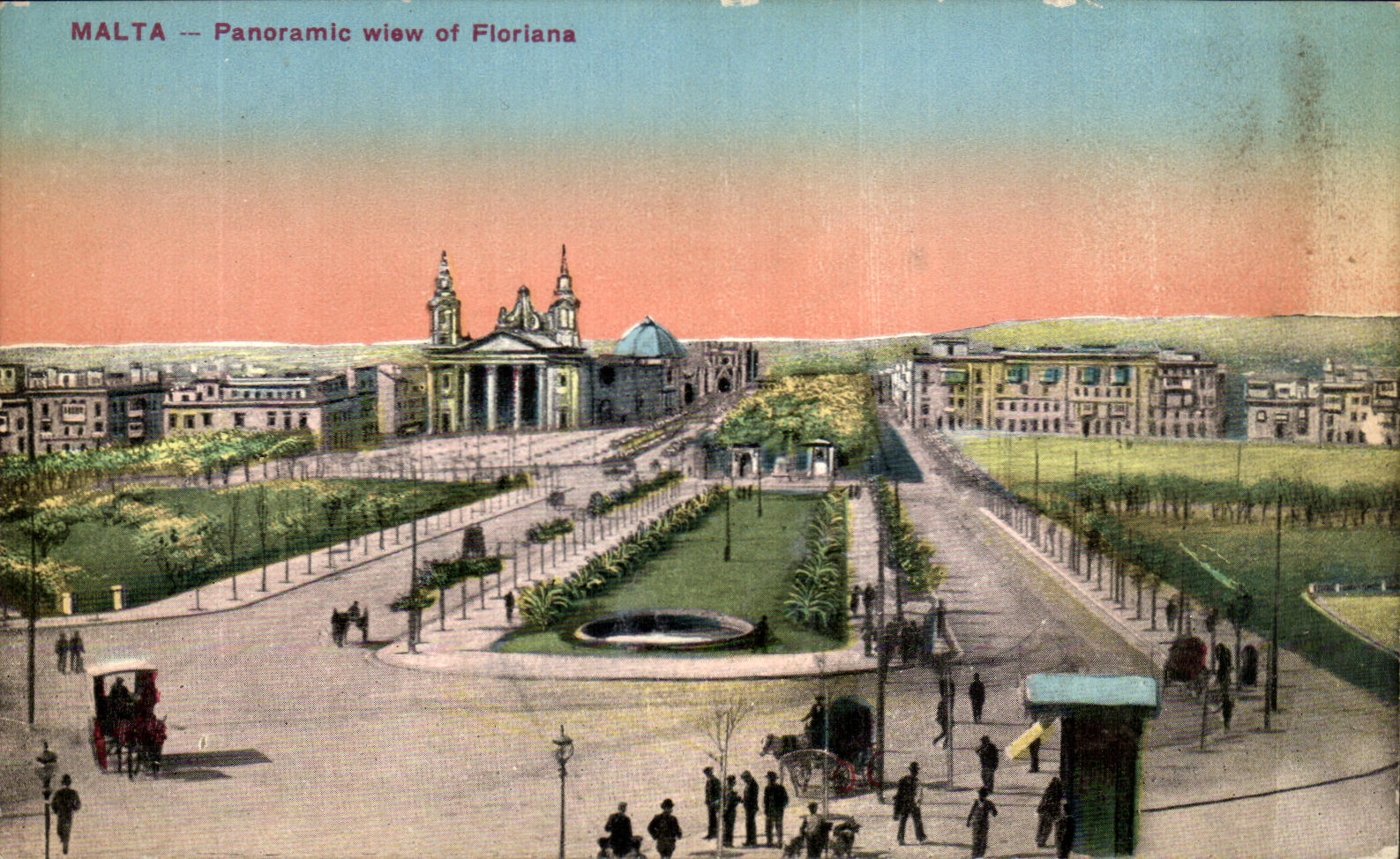 CPA Malta Panoramic Wiew of floriana