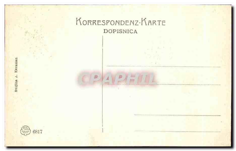 Solin (Salona) — Basilica — éditeur Svojina J. Karaman, n° 6817 — Reverso