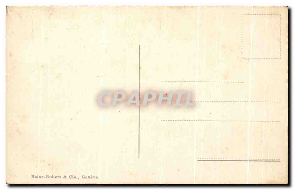 CPA Geneve L'lle et les 6 Ponts — Rückseite
