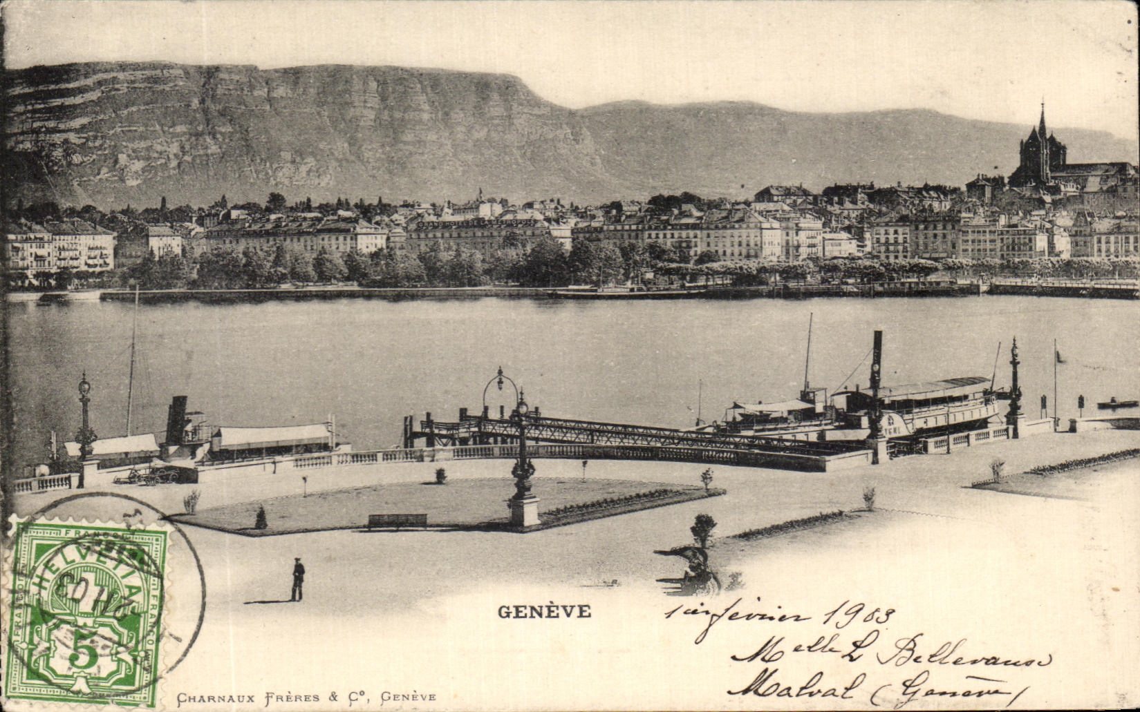 CPA Geneve Bateau