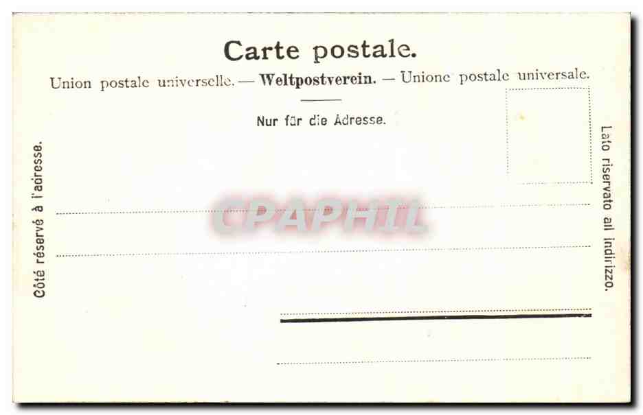 CPA Amsteg Gotthartalm Kerstelenbachbrucke — Rückseite