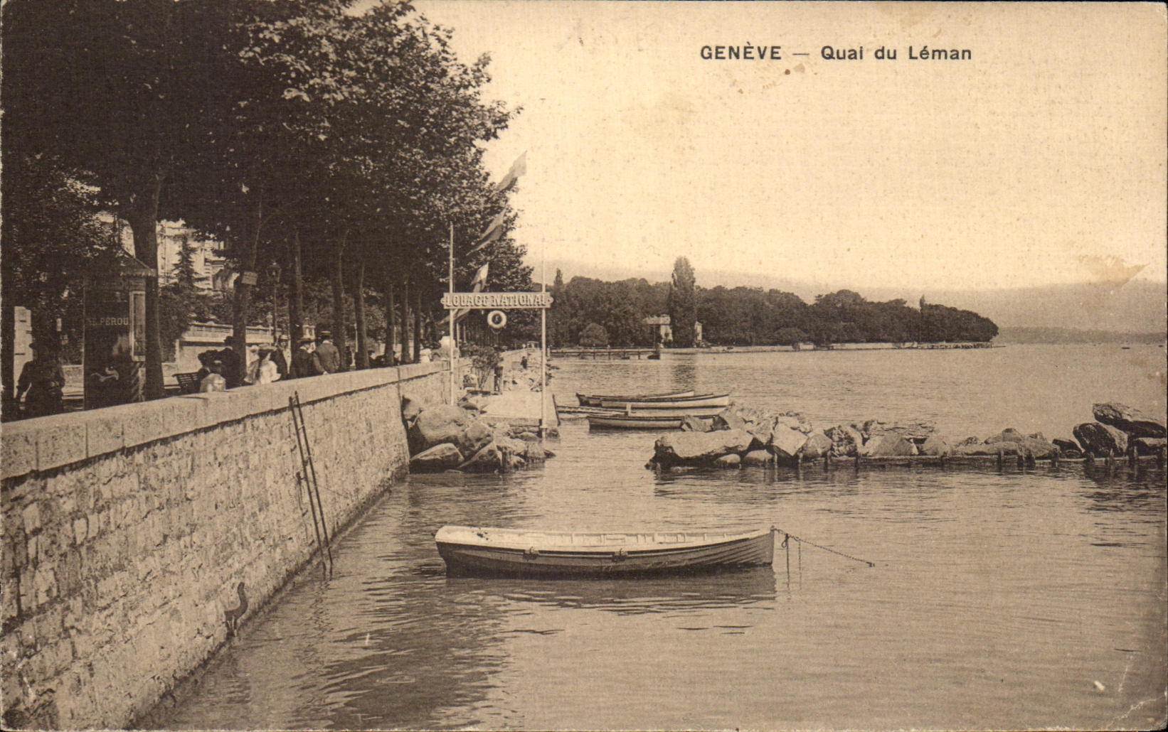 CPA Geneve Quai du Leman