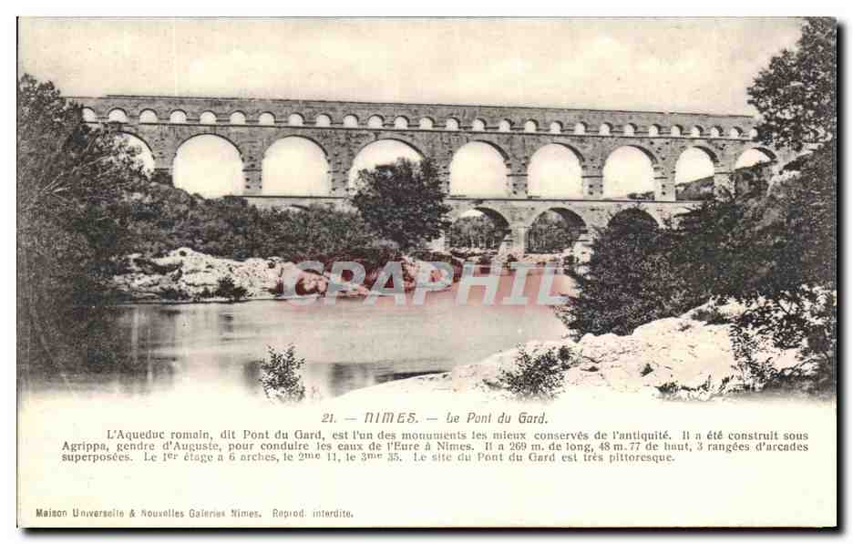 Nîmes — Le Pont du Gard — Maison Universelle & Nouvelles Galeries Nîmes, n°21