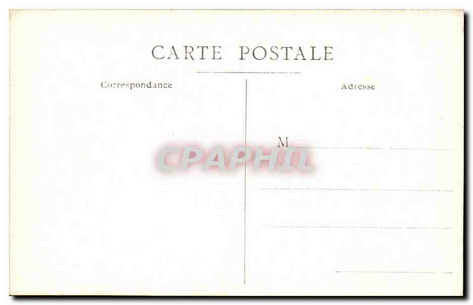 Scène de rue avec hommes et âne — Éditeur non identifié — Verso