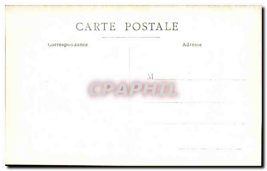 CARTE PHOTO Batisse — Rückseite