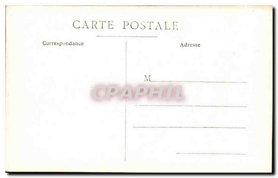 CARTE PHOTO Homme en costume Folklore — Rückseite