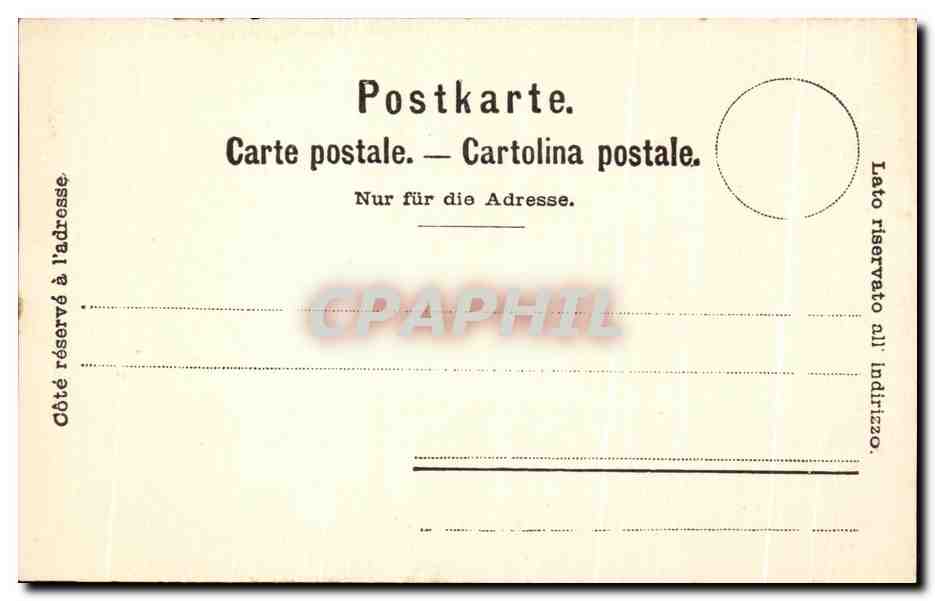 CPA Le Riffelhorn et le Mont Cervin — Rückseite