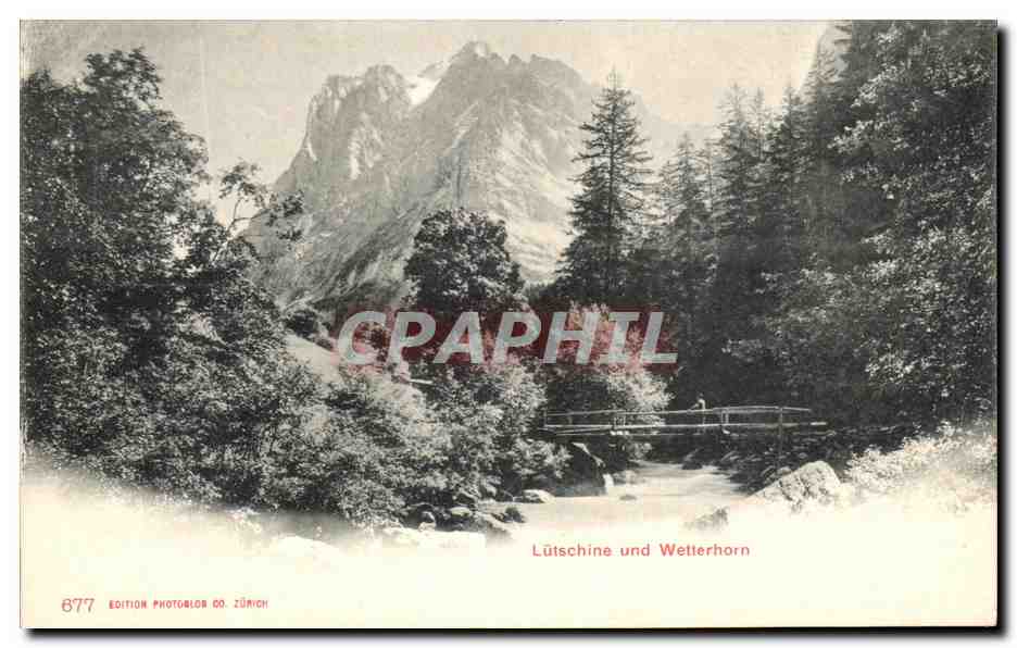 CPA Lutschine und Wetterhorn