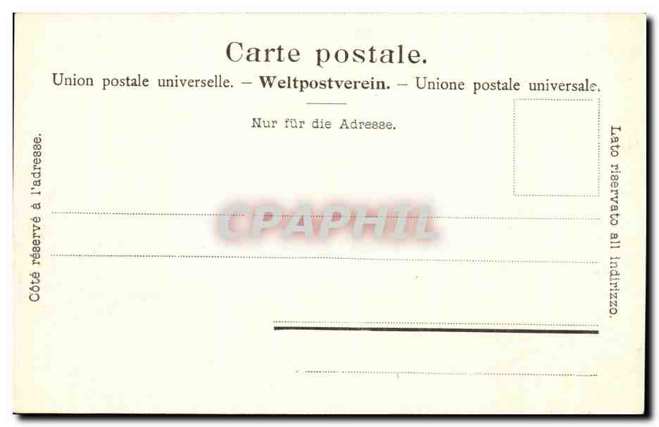 CPA Axenstrasse mit Urirotstock — Rückseite