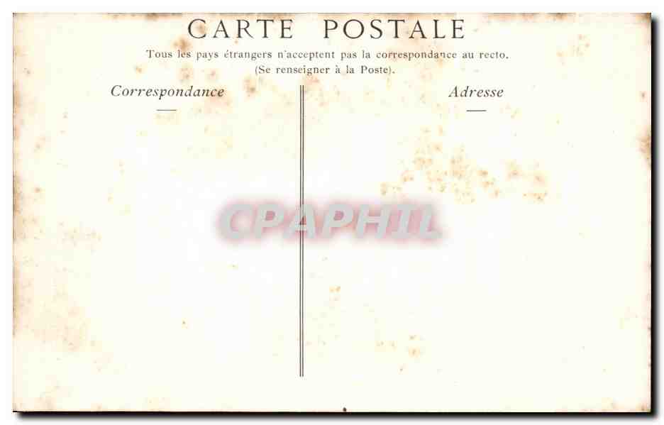 CPA Henri III et le Duc de Guise par Comte — Verso