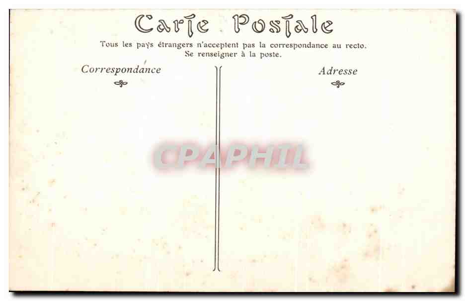 CPA Assassinat du duc de Guise d'apres le Tableau de Comte — Verso