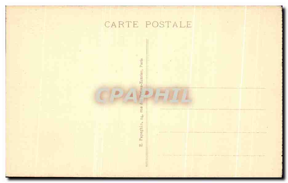 CPA Paris Musee du Louvre Corot Paysage  — Verso