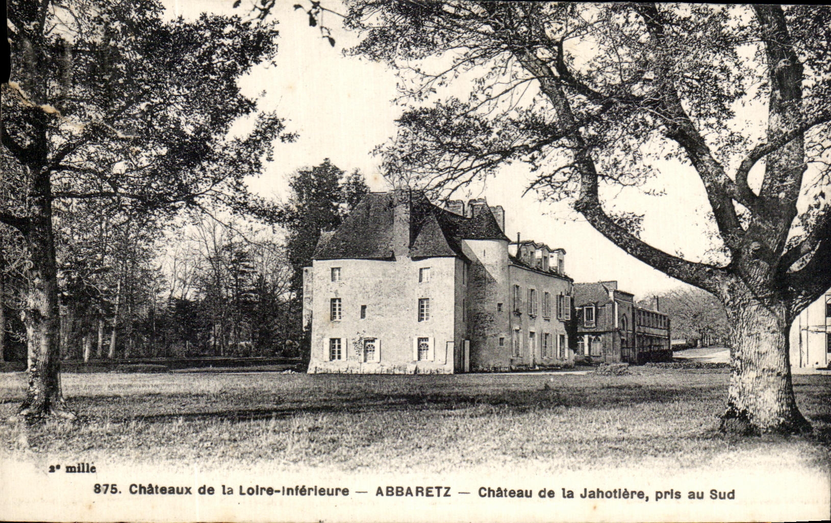 CPA Chateaux de la Loire Inferieure Abbaretz Chateau de la Jahotlere pris au sud