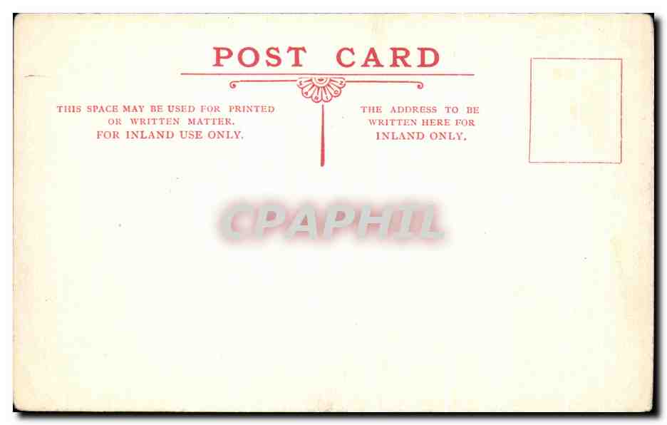 CPA London The Throne House of Lords — Rückseite