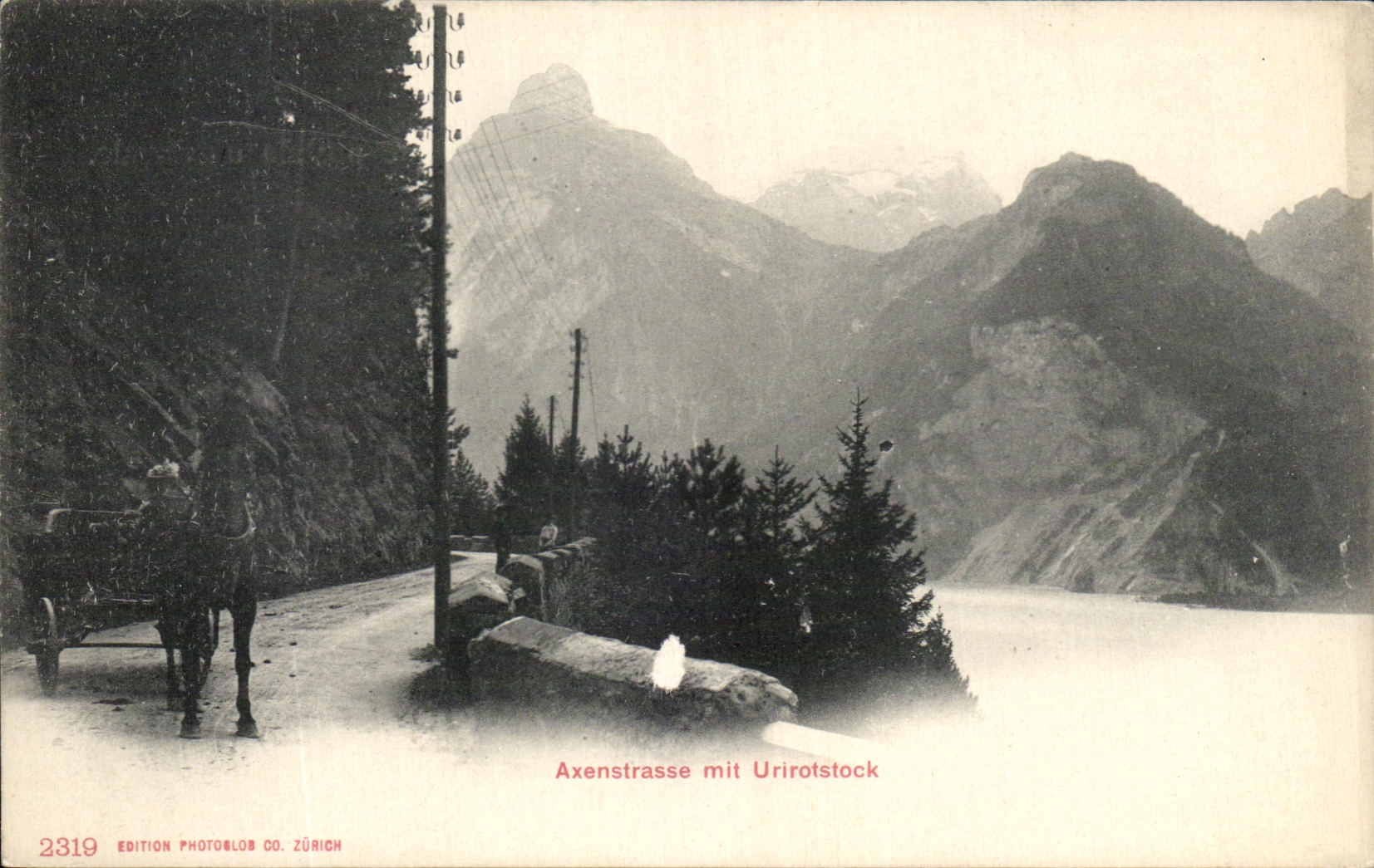 CPA Axenstrasse Mit Urirotstock Cheval