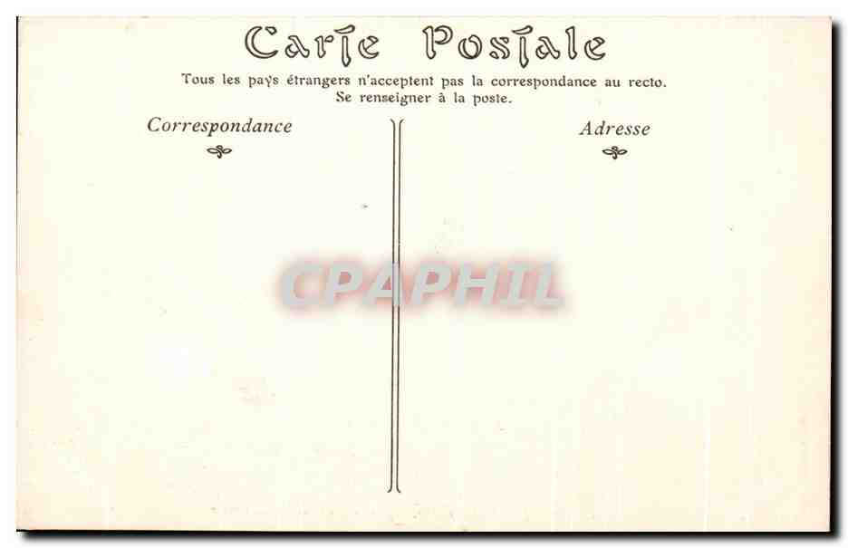 CPA Assassinat Du Duc De Guise D'Apres Le Tableau De Comte — Verso
