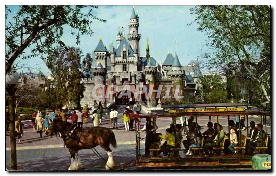 CPSM Disneyland The Magic Kingdom Sleeping Beauty Castle Fantasyland
