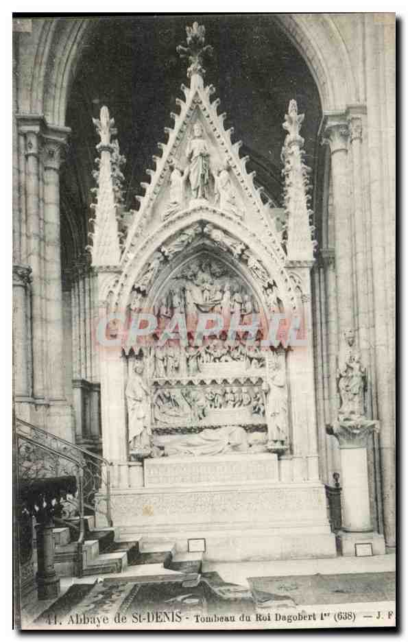 CPA Abbaye de St Denis Touibeau du Roi Dagobert