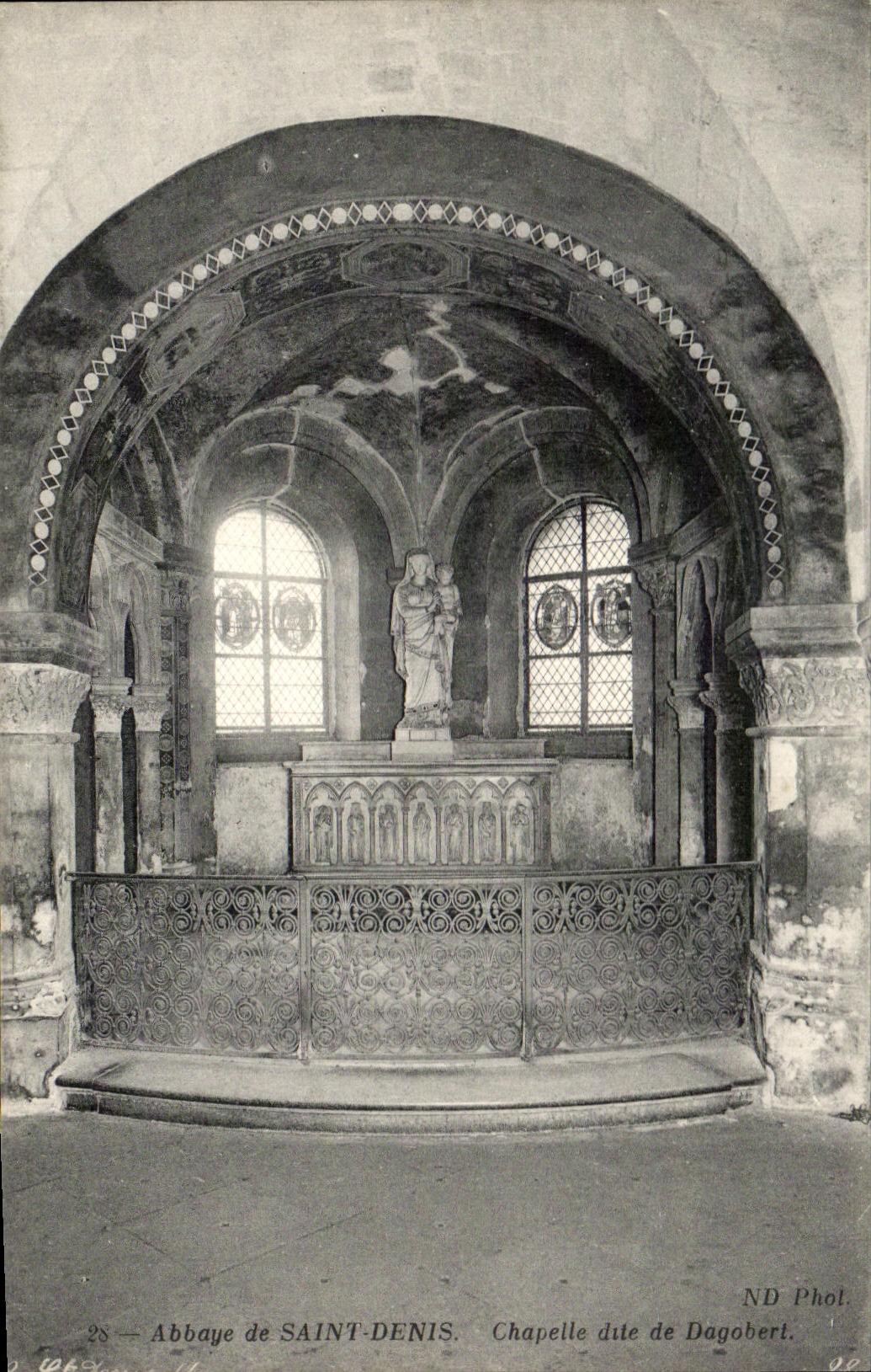 Abbaye de SAINT-DENIS — Chapelle dite de Dagobert — ND Phot.