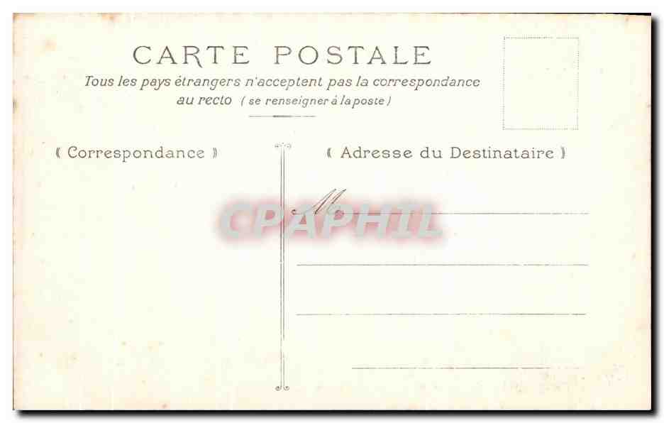CPA Amiens La Cathedrale L'Enfant Pleureur — Rückseite