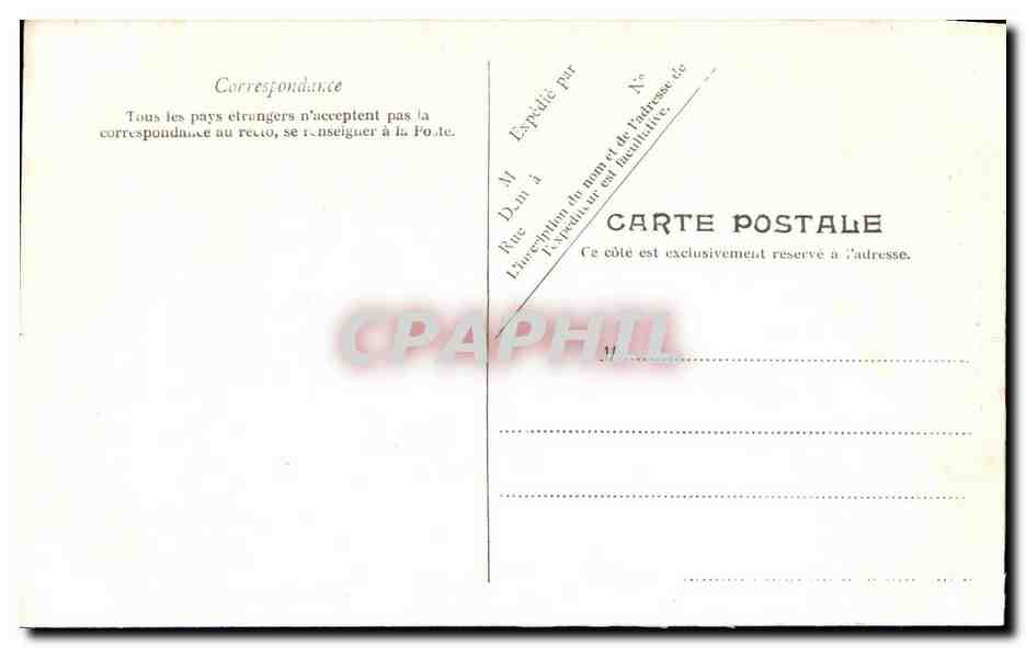 CPA Amiens La Cathedrale Les Orgues et la Chaire — Back