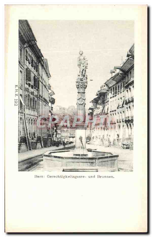 CPA Bern Gerechtigkeitsgase Und Brunnen