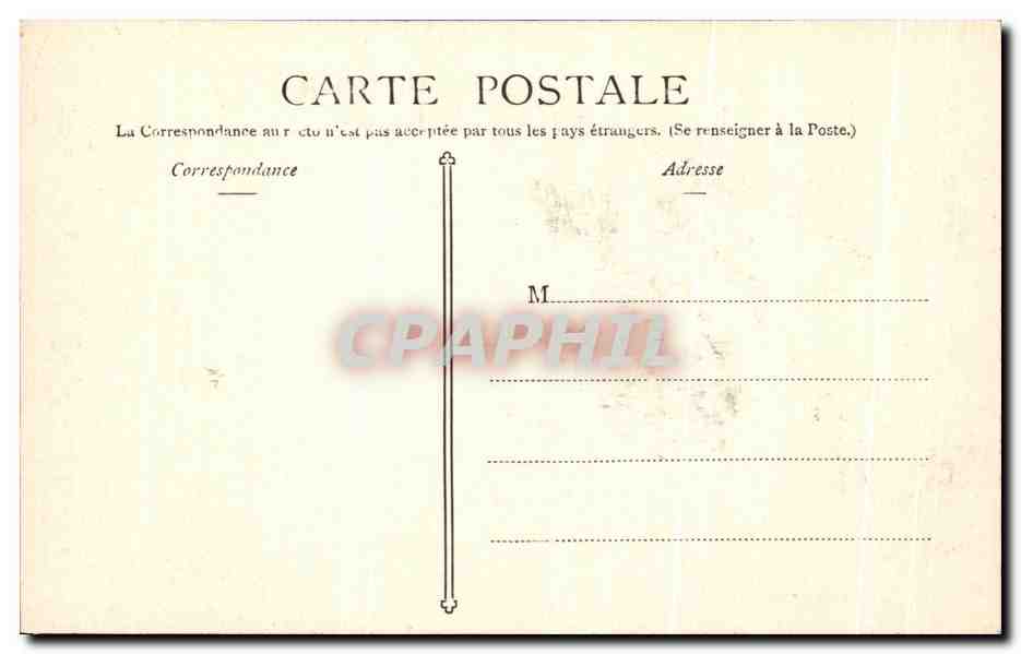 CPA St Maurice Entree de la Grotte aux Fees avec le Chateau — Back
