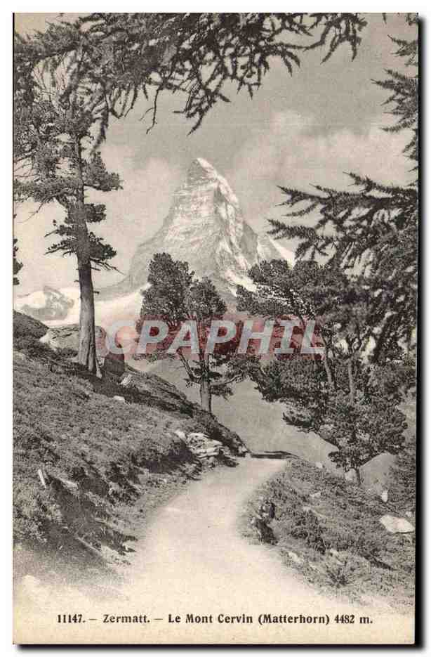 CPA Zermatt Le Mont Cervin Matterhorn