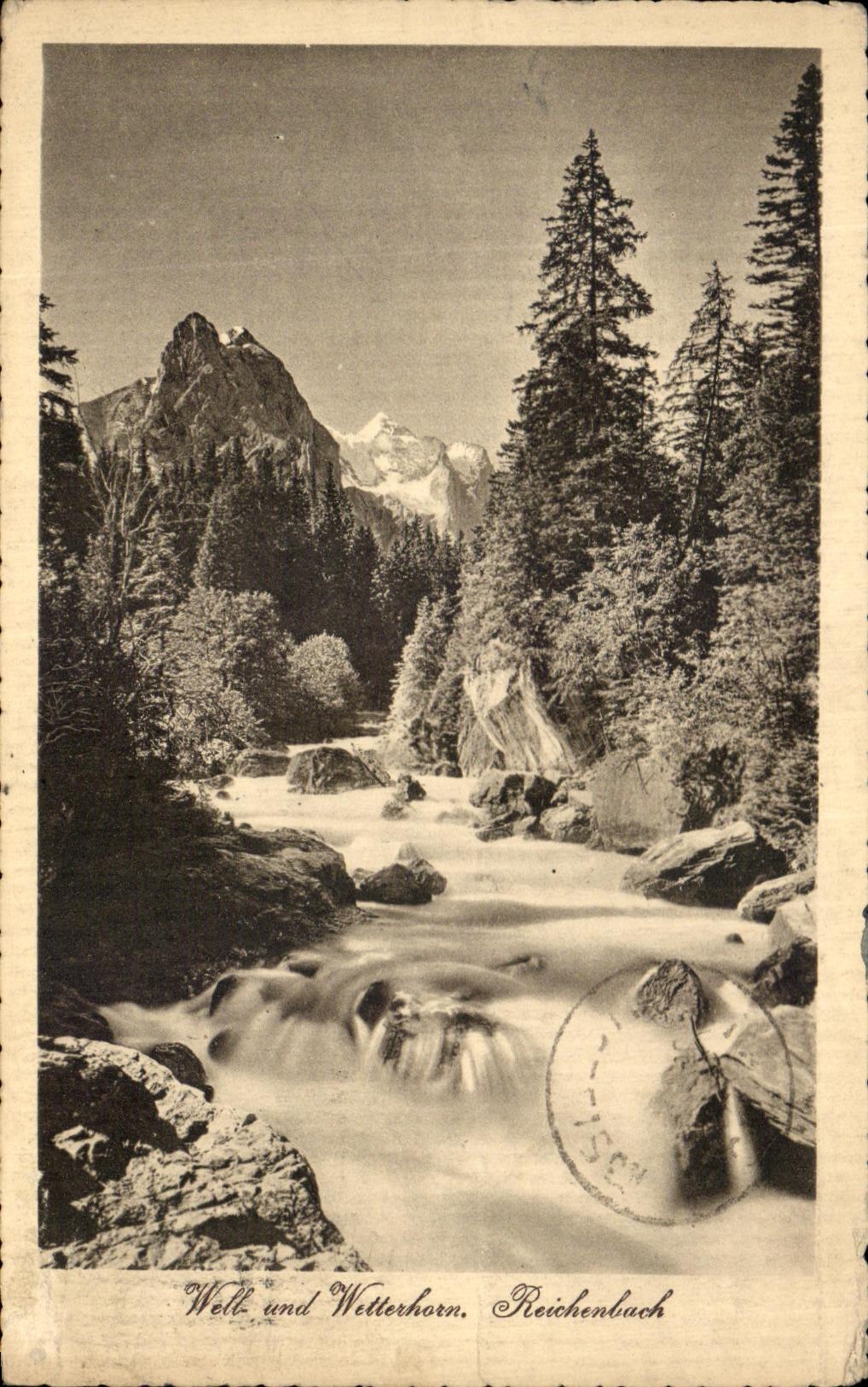 CPA Well und Wetterhorn Reichenbach