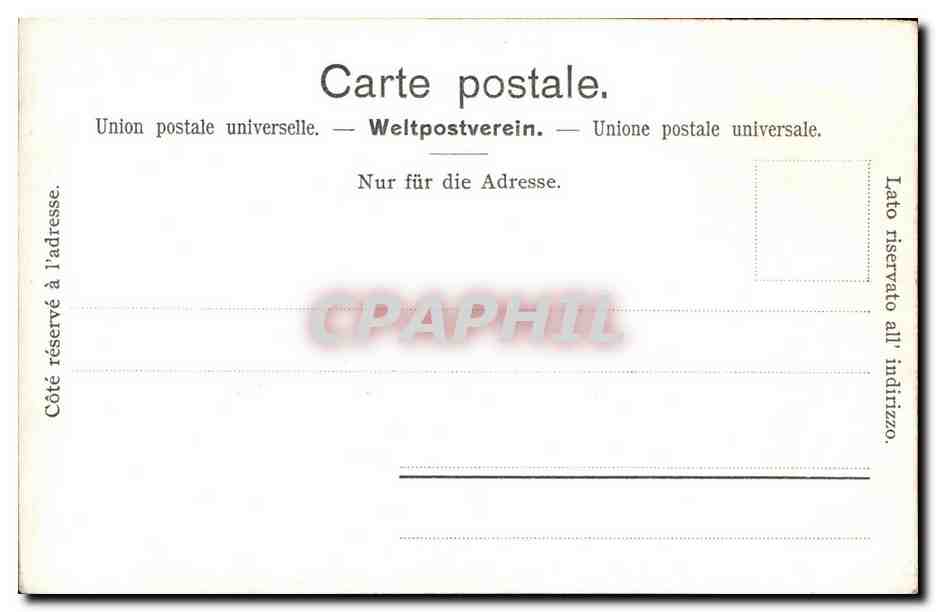 CPA Rosenlaui — Rückseite