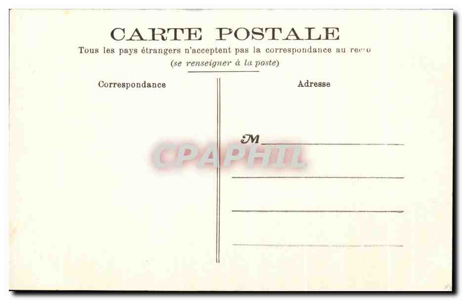 CPA Rouen La Cathedrale Portique De La Cour des Libraires — Verso