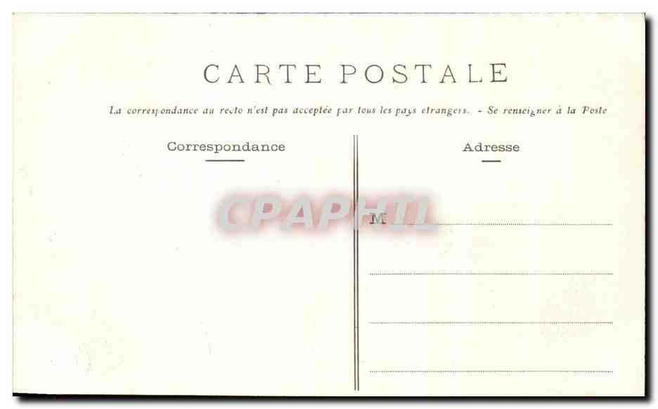 CPA Rouen Cellule Ou Fut Emprisonnee Jeanne d'Arc — Rückseite
