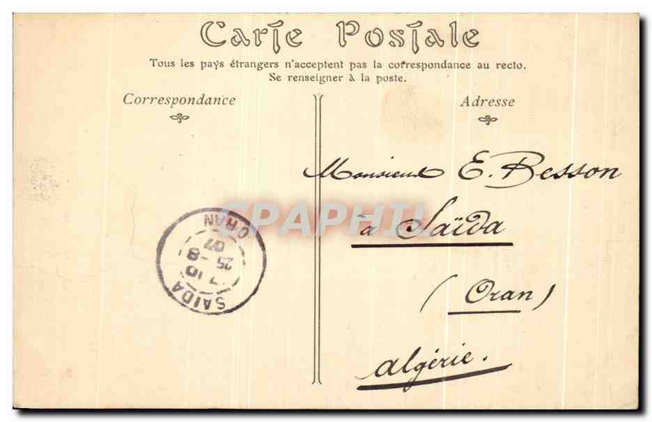 CPA Saint Germain En laye Rond Point de l'esplanade — Back