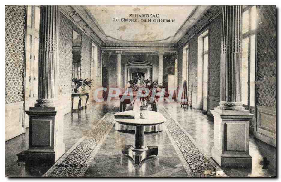 CPA Mirambeau Le Chateau Salle d'Honneur
