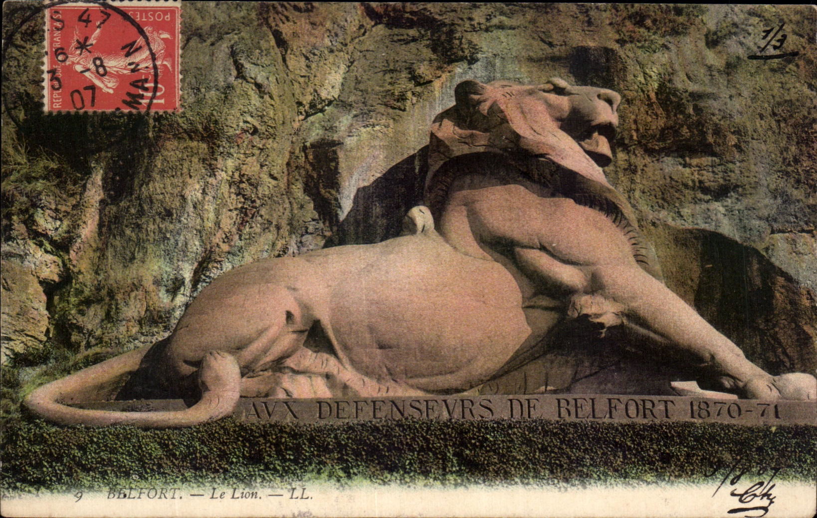 CPA Defenserrs De Belfort Belfort Le Lion 